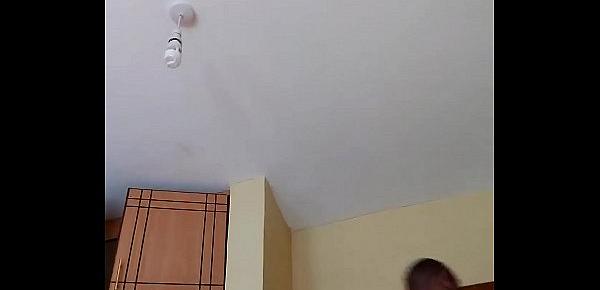  Native African Filmed By A Tourist In A Hotel Room (1)